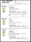 Thumbnail image of: Asthma Medicine Action Plan