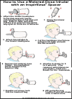 Thumbnail image of: How to Use a Metered-Dose Inhaler with an InspirEase Spacer: Illustration